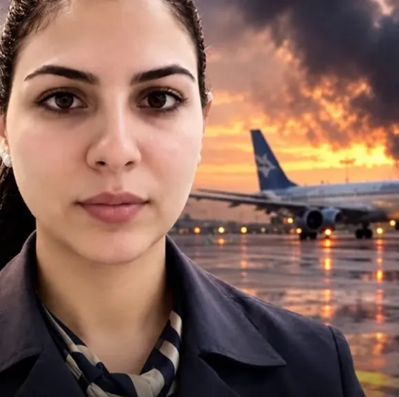 مضيفة الطيران عزة رمزي