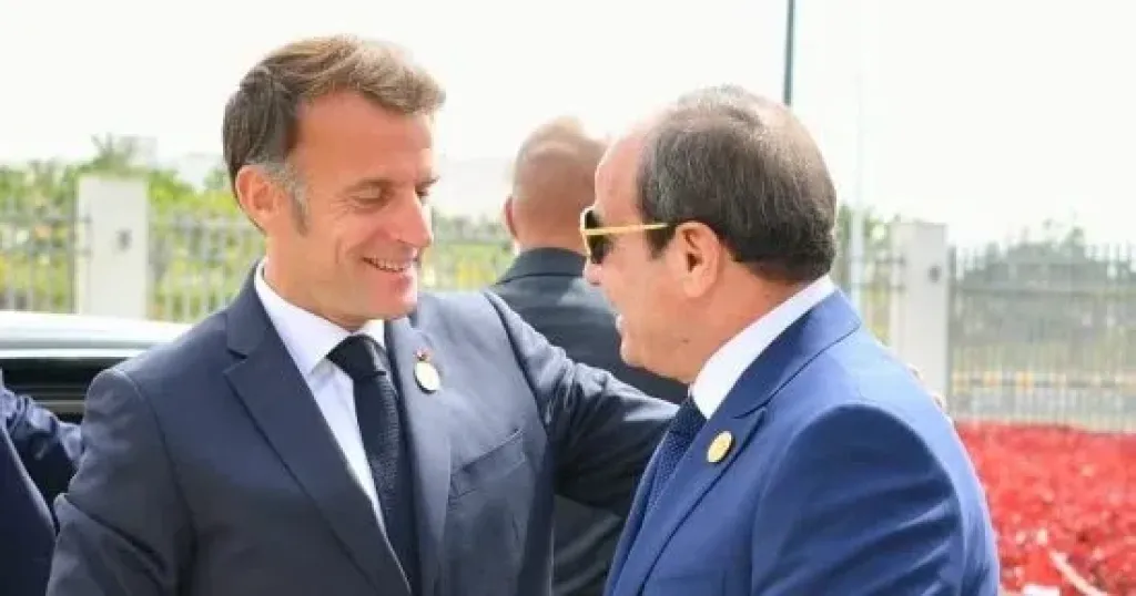 الرئيسان السيسى وماكرون