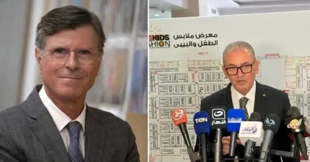 رئيس الاتحاد الدولي لصناعة المنسوجات وجانب من الفعاليات