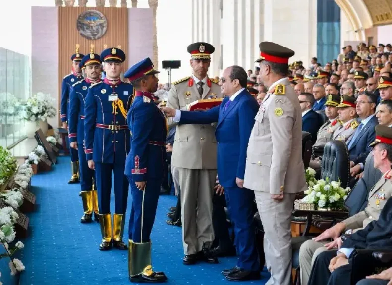 حضور السيد الرئيس السيسي حفل تخرج دفعات جديدة من الأكاديمية والكليات العسكرية