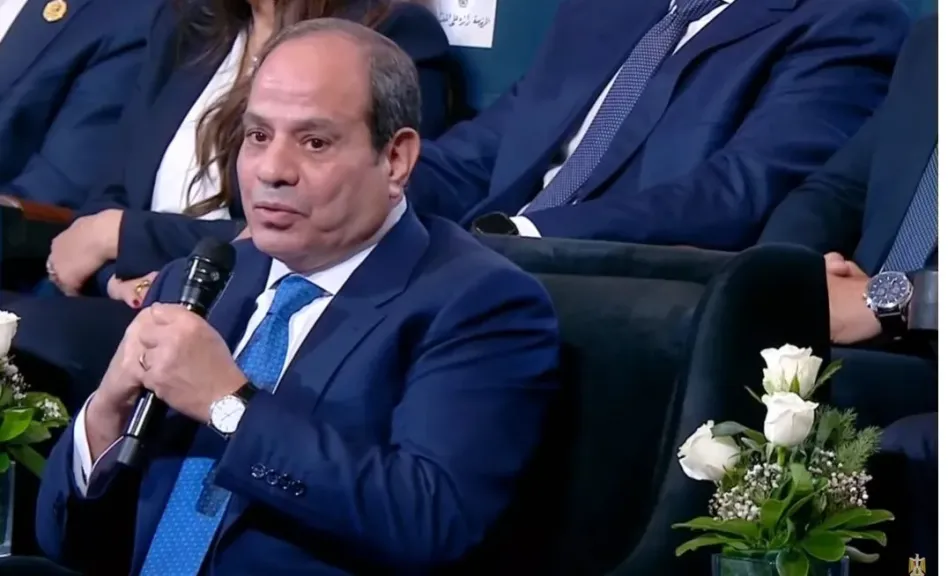 السيد الرئيس عبد الفتاح السيسي خلال افتتاح أعمال منتدى مصر ٢٠٢٦