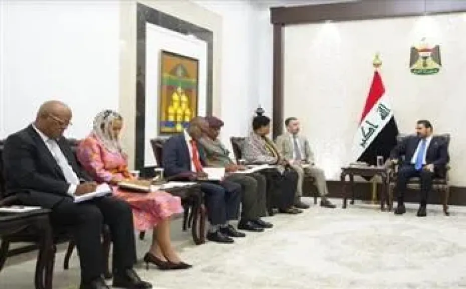رئيس الوزراء العراقي يتسلم رسالة من رئيس جنوب إفريقيا