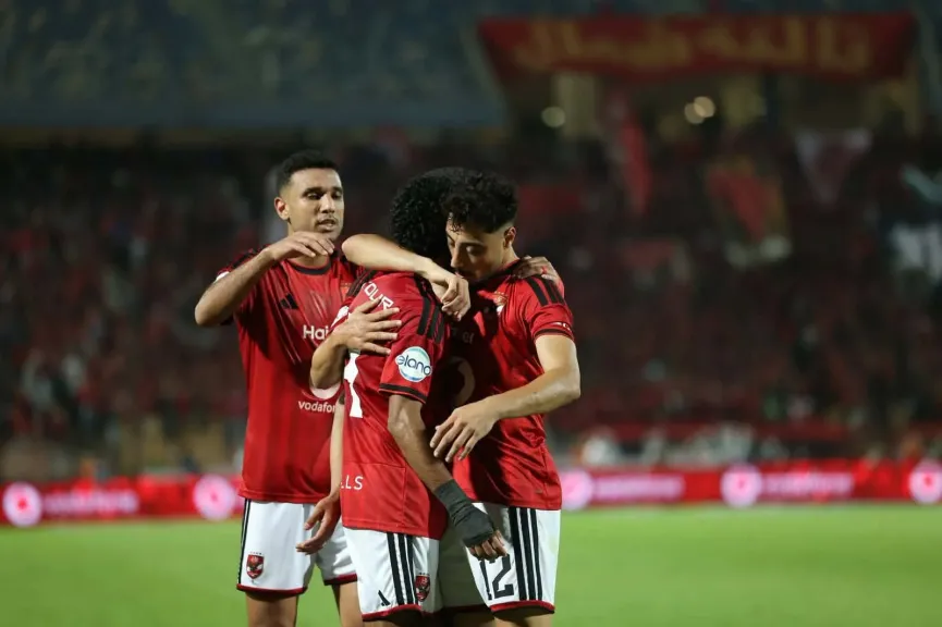الأهلي يسجل الهدف الرابع أمام كيتارا الأوغندي