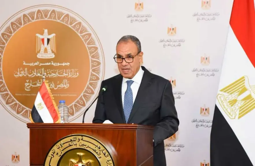 د. بدر عبد العاطي وزير الخارجية والتعاون الدولي والمصريين بالخارج