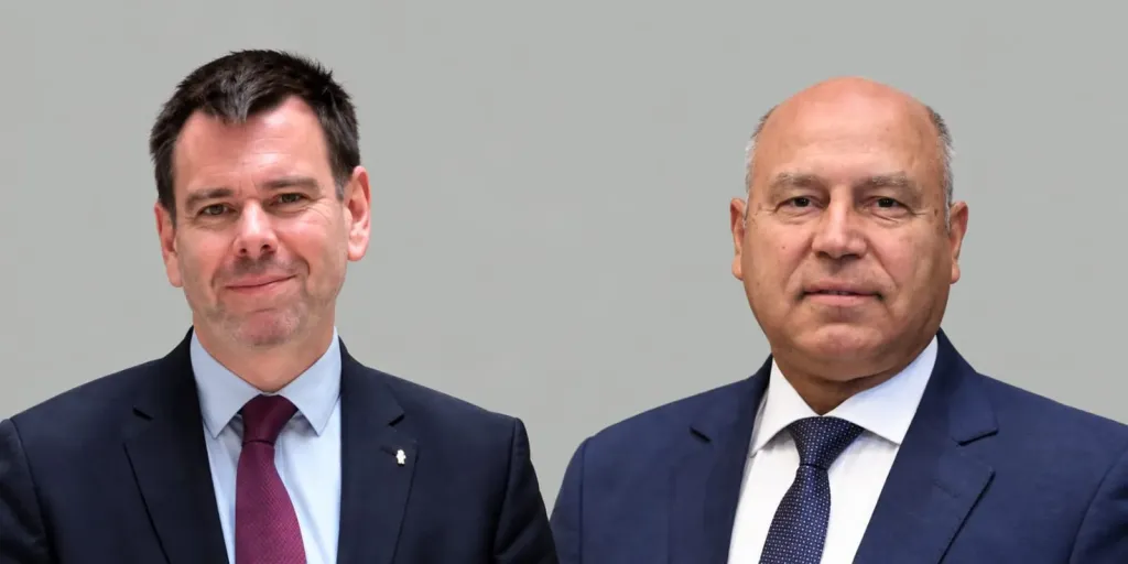 وزيرا النقل المصرى والمجرى