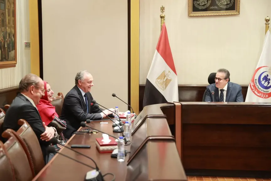 وزير الصحة يجتمع مع الاتحاد الدولي لأمراض النساء والتوليد FIGO