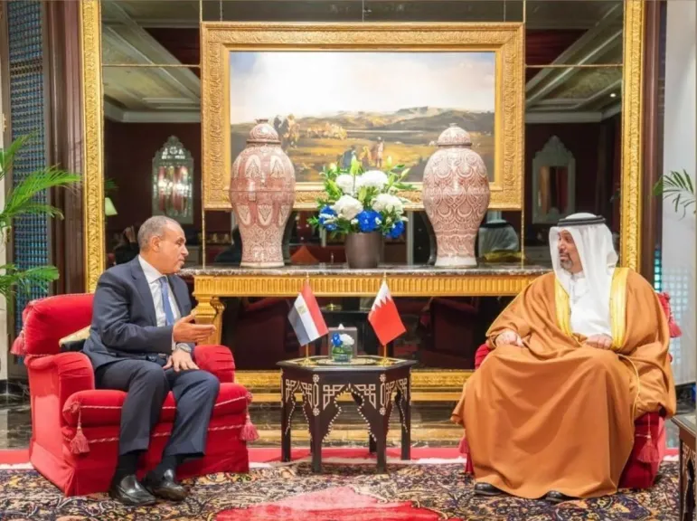 وزير الخارجية يلتقي وزير المالية البحريني 