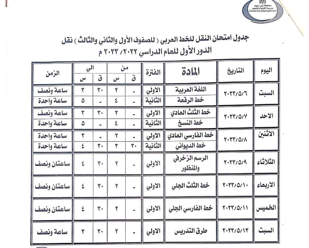 امتحانات 