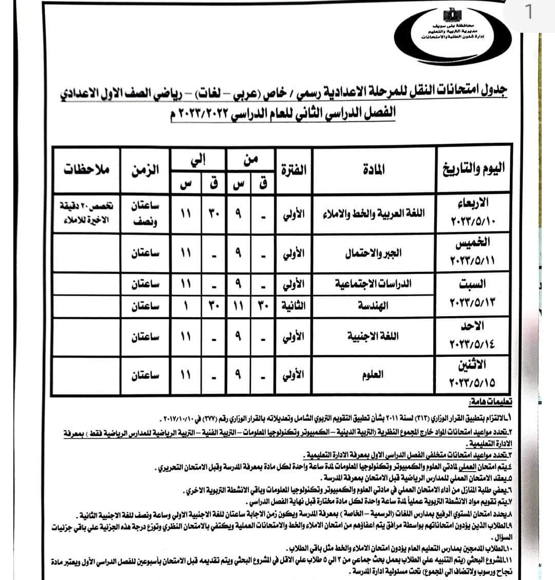 امتحانات 