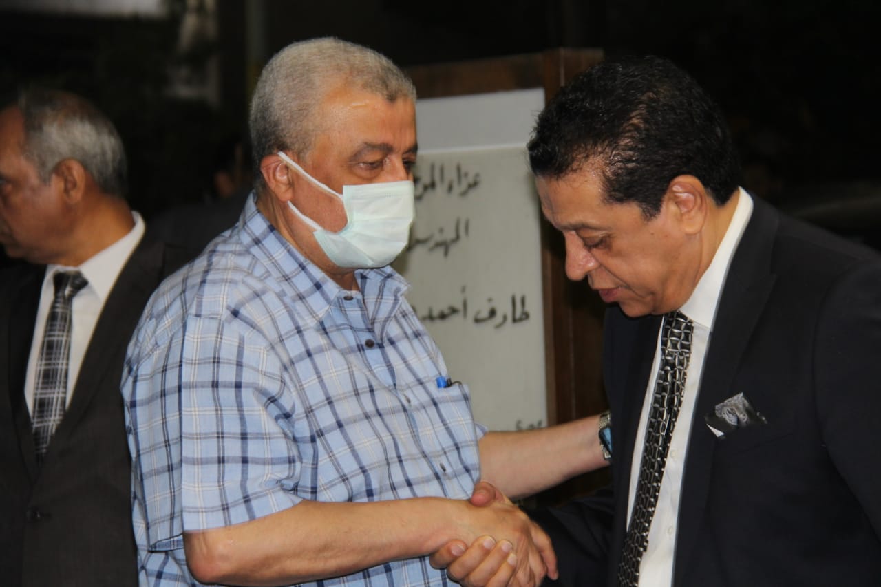 الكاتب الكبير محمود نفادى يعزى النائب السابق محمد المسعود